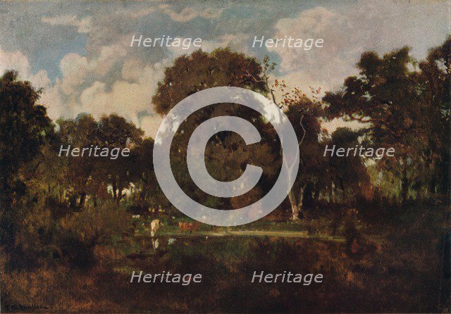 La Foret de Fontainebleau, (1906-7). Creator: Rousseau.