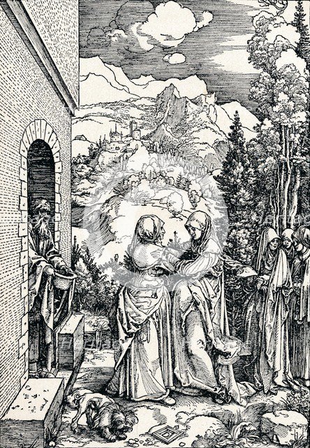 'The Visitation', 1506 (1906). Artist: Albrecht Durer.