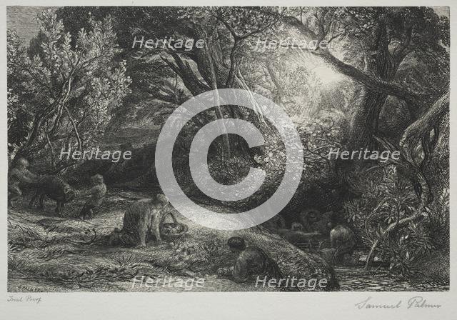 The Morning of Life, 1860-1861. Creator: Samuel Palmer (British, 1805-1881).