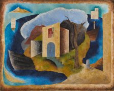 Sea landscape, 1932. Creator: Paresce; Renato (1886-1937).