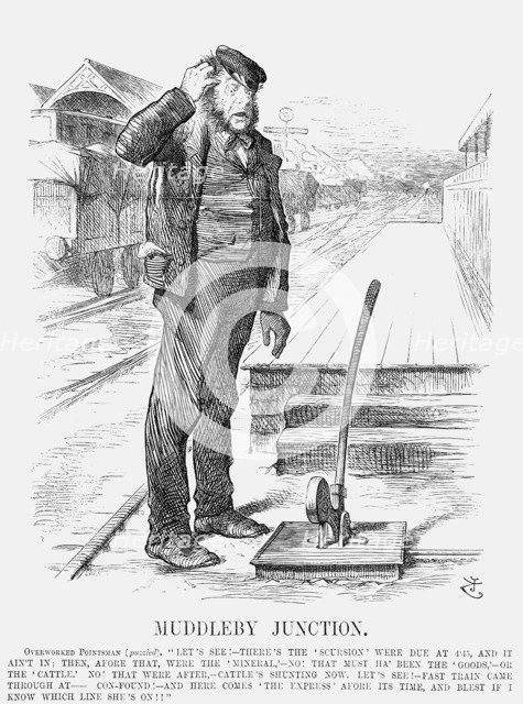 'Muddleby Junction', 1872. Artist: Joseph Swain