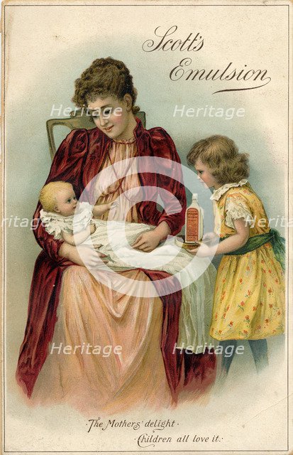 Scott’s Emulsion, 1900. Artist: Unknown