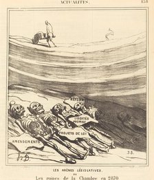 Les arènes législatives, 1870. Creator: Honore Daumier.