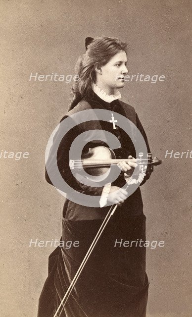 Amanda Maier-Röntgen, Swedish violinist and composer, late 19th century. Artist: Unknown