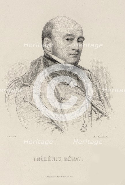 Portrait of the composer Frédéric Bérat (1801-1855).