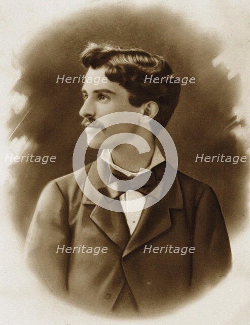 Portrait of the composer Alfredo Catalani (1854-1893). Creator: Anonymous.