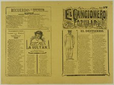 El cancionero popular, num. 17 (The Popular Songbook, No. 17), n.d. Creator: José Guadalupe Posada.