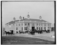 The Stable, Poland Spring Hotel, South Poland, Maine, c1900. Creator: Unknown.