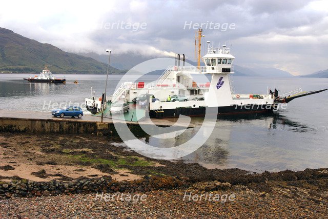 Corran Ferry, Loch Linnhe, Highland, Scotland.