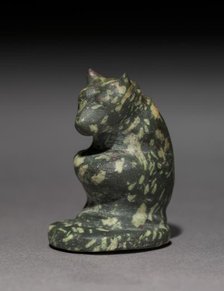 Amulet of a Crouching Bear, 664-332 BC. Creator: Unknown.