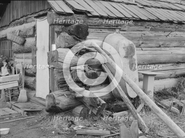 Bathrooms are scarce, farm of ex mill-worker, Bonner County, Idaho, 1939. Creator: Dorothea Lange.