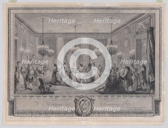 Le Bal Paré, 1774. Creator: Antoine Jean Duclos.