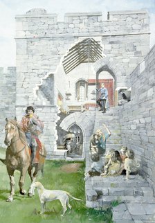 Pickering Castle, c13th century, (c1990-2010). Artist: Ivan Lapper.
