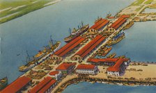 'Marine Terminal Port, Barranquilla', c1940s. Artist: Unknown.
