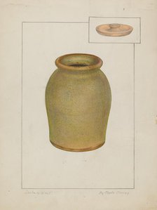 Preserve Jar, 1935/1942. Creator: Clyde L. Cheney.