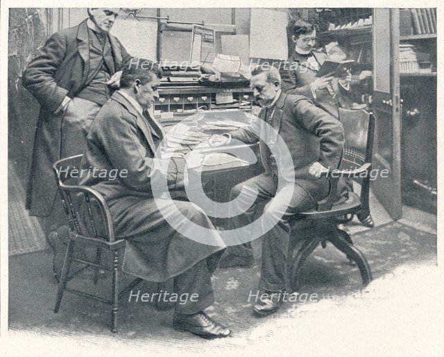 In the Deputy Consul-General's office at the American Consulate, London, c1903 (1903). Artist: Unknown.