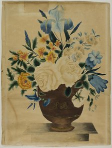 Still Life with Flower Arrangement in Pot, n.d. Creator: Unknown.