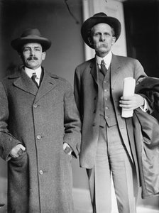 C.G. Elliott, right, with A.D. Moorehouse, 1911. Creator: Harris & Ewing.