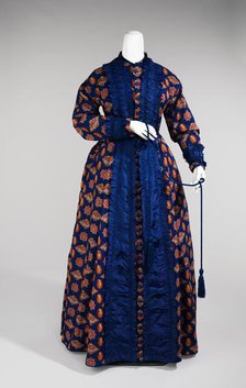 Dressing gown, American, 1865-75. Creator: Unknown.