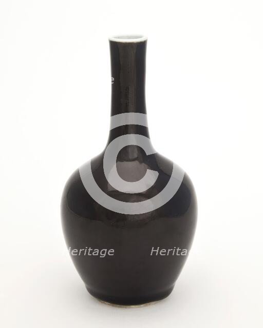 Black bottle, 1700s. Creator: Unknown.