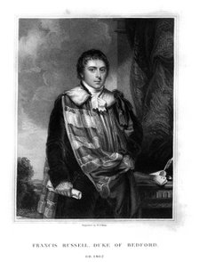 Francis Russell, 5th Duke of Bedford, 1834.Artist: WT Mote