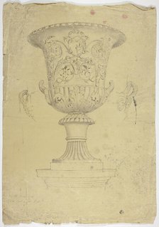 Antique Monumental Vase, 1774. Creator: John Downman.