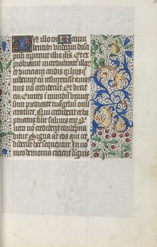 Book of Hours (Use of Rouen): fol. 18r, c. 1470. Creator: Master of the Geneva Latini (French, active Rouen, 1460-80).