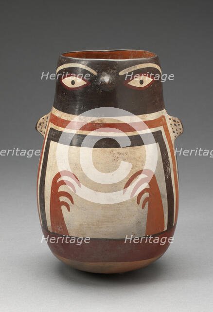 Rounded Beaker in the Form of an Abtract Bird, 180 B.C./A.D. 500. Creator: Unknown.