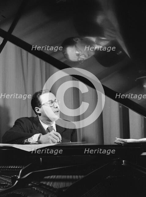 Portrait of Pete Rugolo, New York, N.Y., 1946. Creator: William Paul Gottlieb.