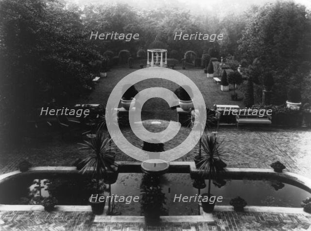 "Quiet Corner," John Wesley Baxter, Dublin and Hill Roads, Greenwich, Connecticut, 1920. Creator: Frances Benjamin Johnston.