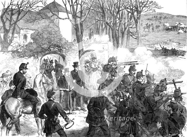 The Easter Volunteer Review: the defence of Ovingdean, 1870. Creator: Unknown.