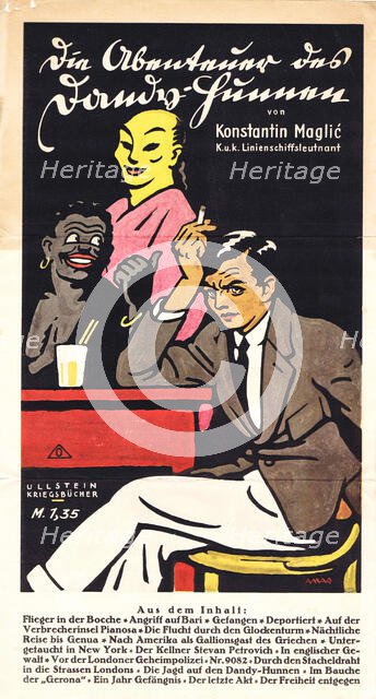 The Adventures of the Dandy Hun by Konstantin Maglic, 1918. Creator: Amar, Leon Lico (1887-after 1929).