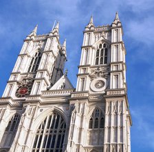 Towers of Westminster Abbey, London. Artist: Nick Hawkes