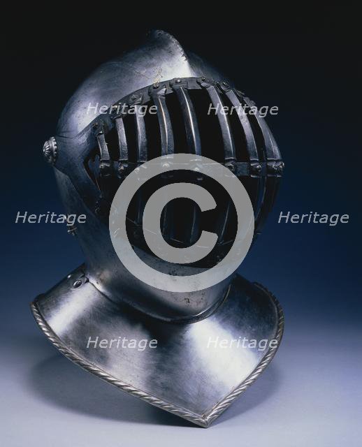 Helmet with Barred Visor, 1500s. Creator: Unknown.
