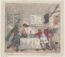 Long Sermons and Long Sieges are apt to Lull the Senses, February 11, 1783., February 11, 1783. Creator: Thomas Rowlandson.