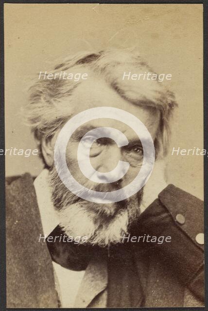 Portrait of Thomas Carlyle, about 1860-1881. Creator: Unknown.