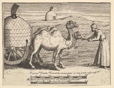 Two Dromedaries (Aubry de La Mottraye's "Travels throughout Europe, Asia and into Part ..., 1723-24. Creator: William Hogarth.