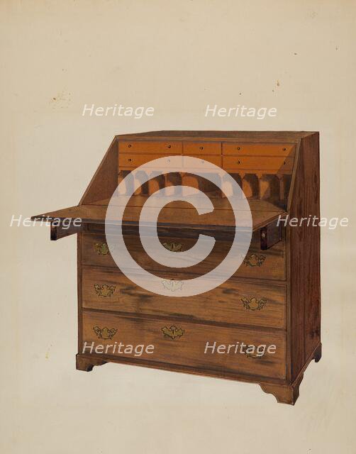 Desk, c. 1936. Creator: Fred Weiss.