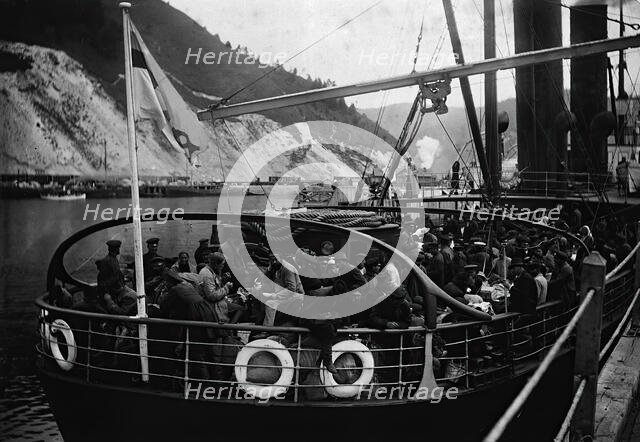 Passenger ship on the Lena, 1890. Creator: Unknown.