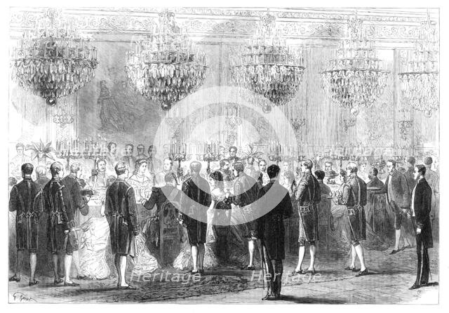 A State Banquet at the Tuileries, 1869. Creator: Unknown.