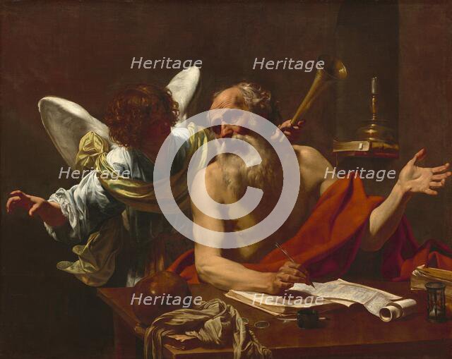 Saint Jerome and the Angel, c. 1622/1625. Creator: Simon Vouet.