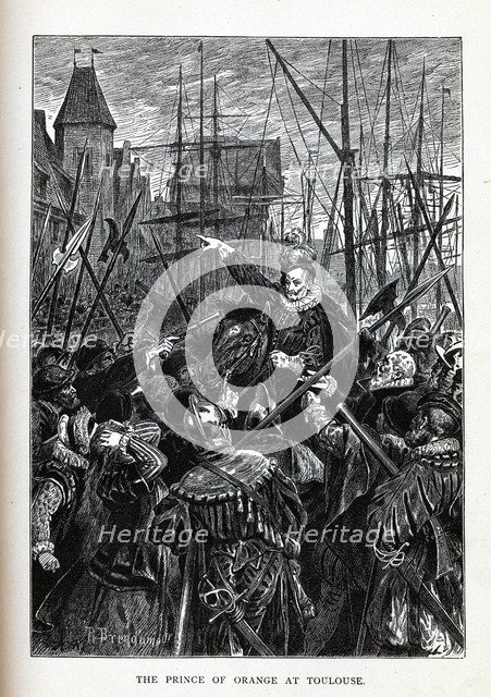 The Prince of Orange at Toulouse, 1882. Artist: Brend'amour, Richard (1831-1915)