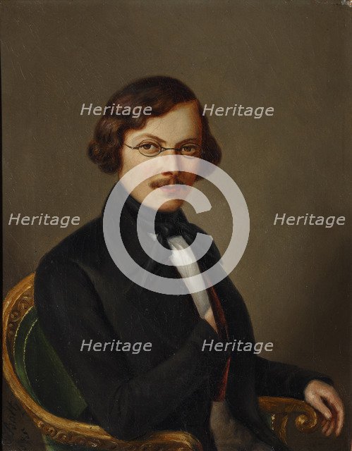 Portrait of the author Nikolai Gogol (1809-1852).