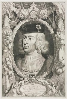 The Dukes of Burgundy: No. 8. Portrait of Philippe I (the Handsome) of Castile. Creator: Jonas Suyderhoef (Dutch, c. 1613-1686).