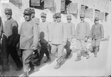 Italian prisoners, Schloss Laibach, Austria, between c1910 and c1915. Creator: Bain News Service.
