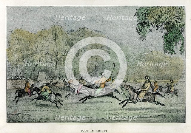 'Polo in Thibet', 19th century(?). Artist: Unknown
