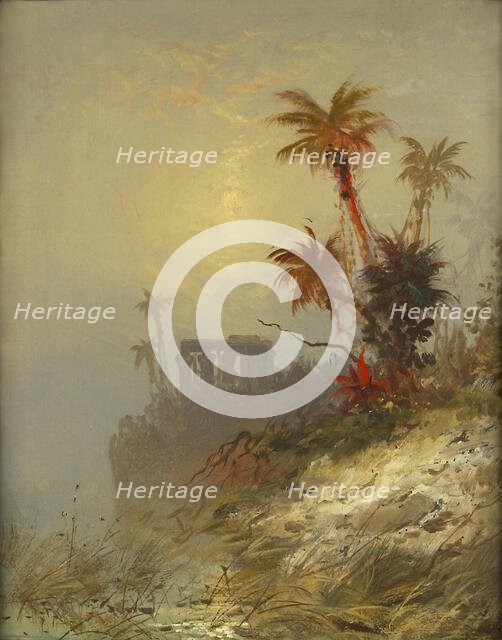 Egyptian Landscape, late 19th-early 20th century. Creator: C. Morgan McIlhenney.