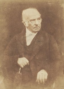 Rev. Dr. Thomas Chalmers (?), 1843-47. Creators: David Octavius Hill, Robert Adamson, Hill & Adamson.