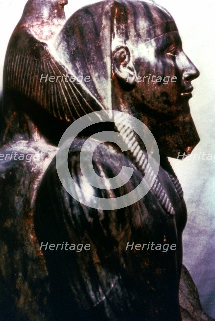 Statue of Pharaoh, Egypt, 4th Dynasty. Artist: Unknown