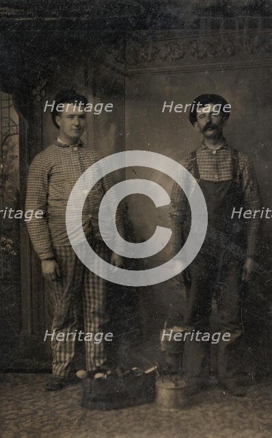 Two Tinsmiths, 1860s-70s. Creator: Unknown.